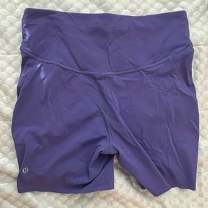 Purple Lululemon Biker Shorts